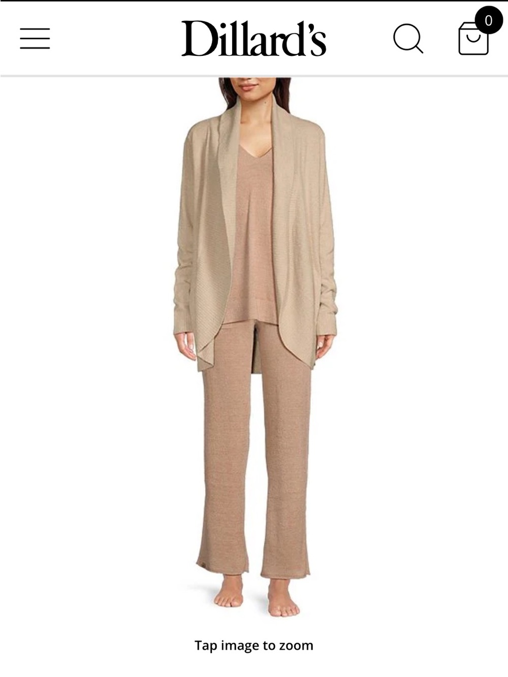 Barefoot dreams Bamboo Long Sleeve Circle Lounge Cardigan with NWT size XS